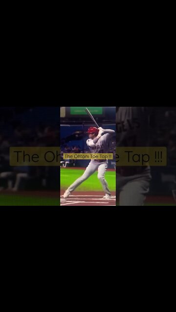 The Ohtani Toe Tap !!! #shorts #short