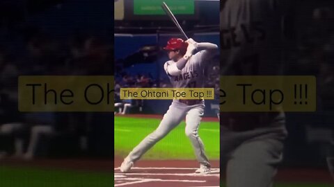 The Ohtani Toe Tap !!! #shorts #short