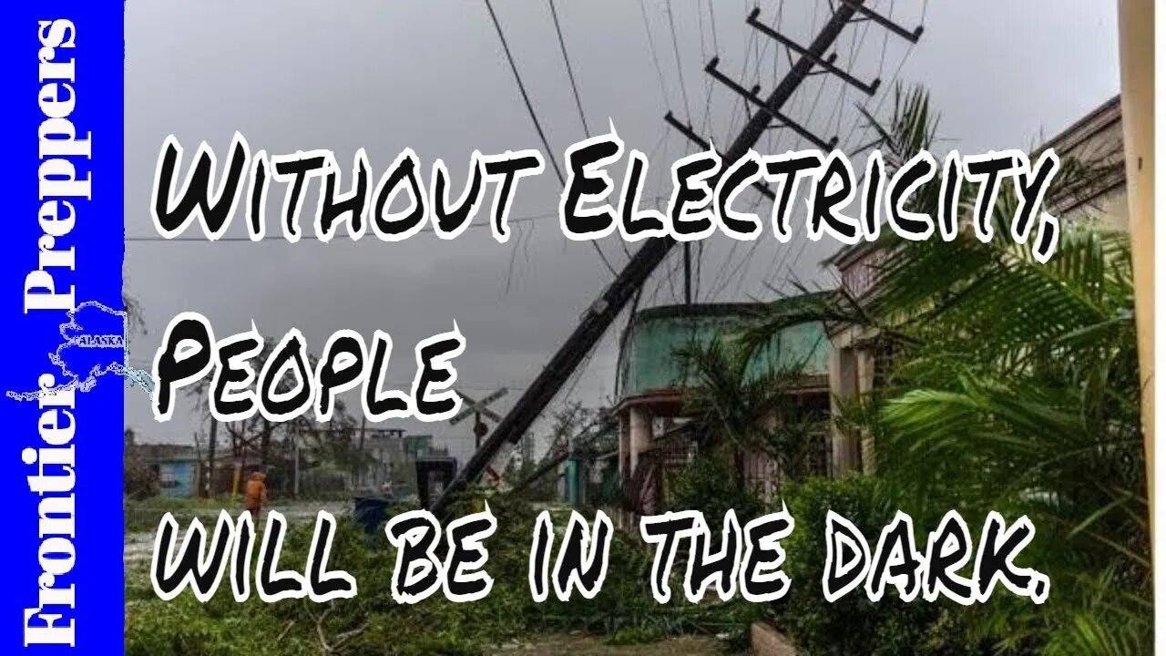 Without Electricity, People will be in the dark.