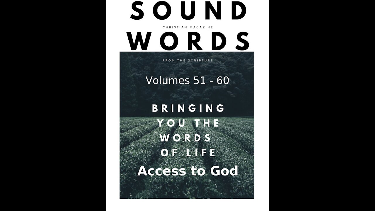 Sound Words, Access to God