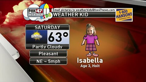 Weather Kid - Isabella - 5/4/19