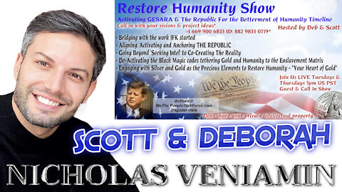 Scott & Deborah Discusses Spirituality, Guidance and Energy Field with Nicholas Veniamin