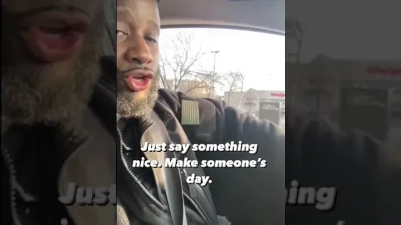 Saw a father doing this on the bus stop. 🥺