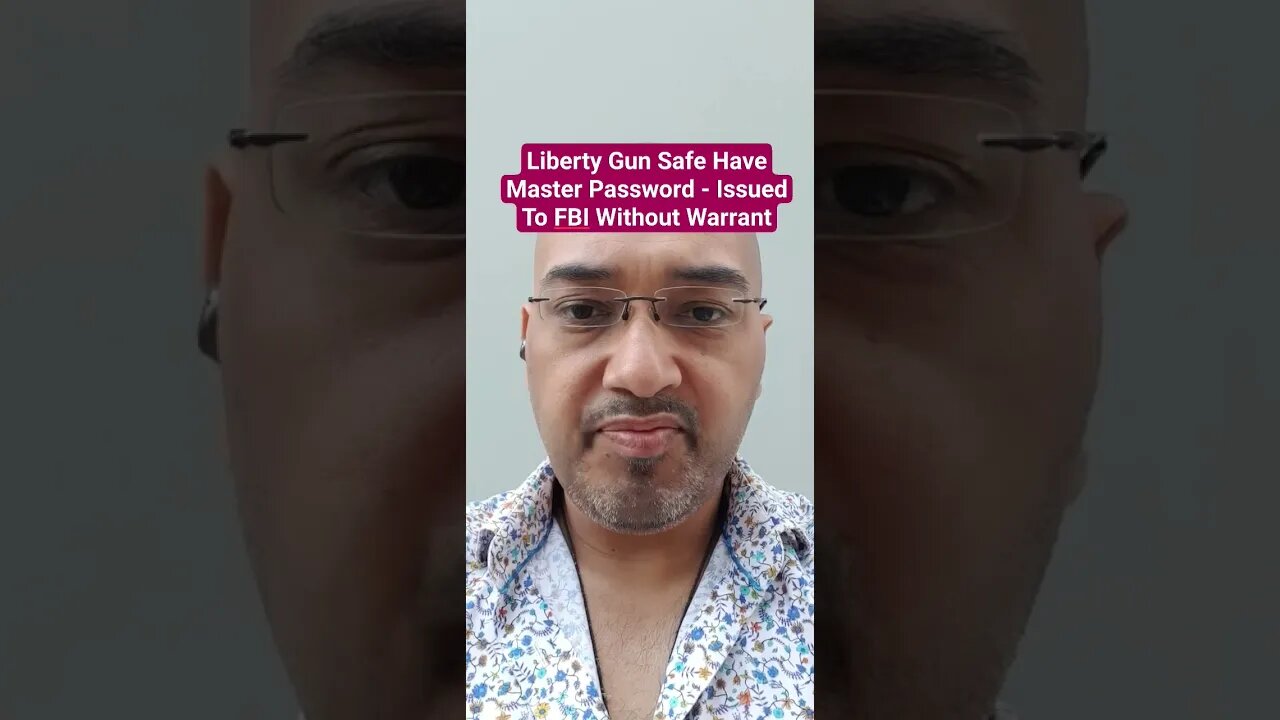 Liberty Gun Safe Have Master Password - Issued To FBI Without Warrant #Rumble #Shorts #News