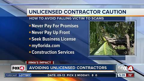 State CFO warns to check a contractor before you hire