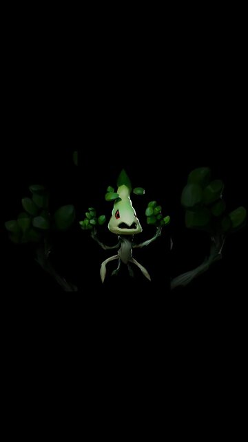 Turning a scribble into a grass Pokemon