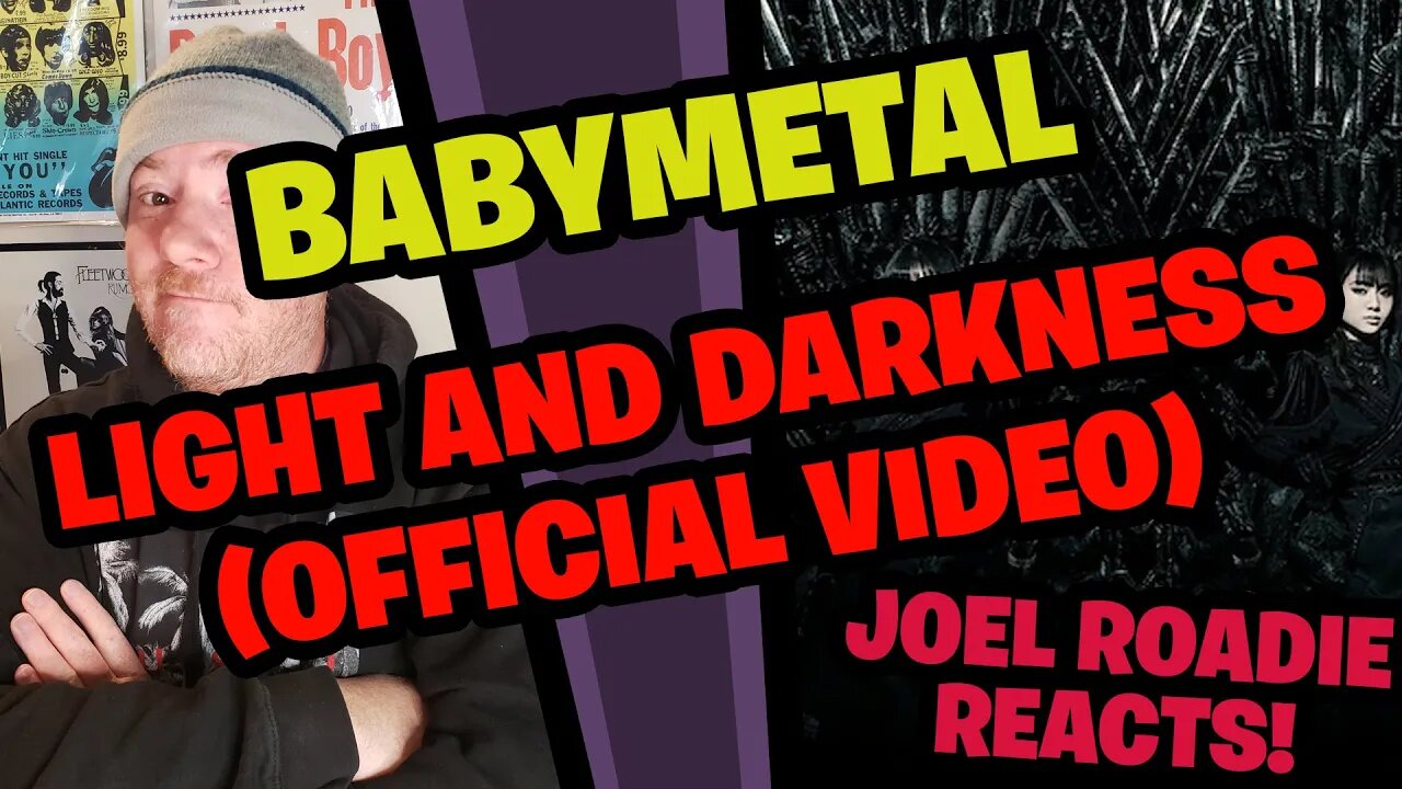 BABYMETAL - Light and Darkness (OFFICIAL) - Roadie Reacts