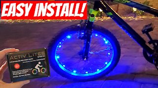 HOW TO INSTALL LED BIKE LIGHTING - LED BIKE WHEEL LIGHTS - ACTIV LITES FROM ACTIV LIFE