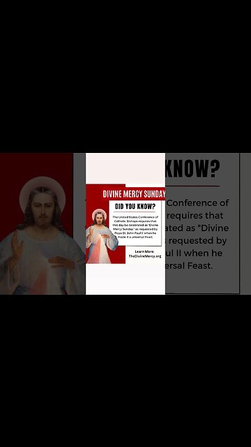 Facts about Divine Mercy Sunday #DivineMercy #StFaustina #FeastofMercy #DivineMercySunday