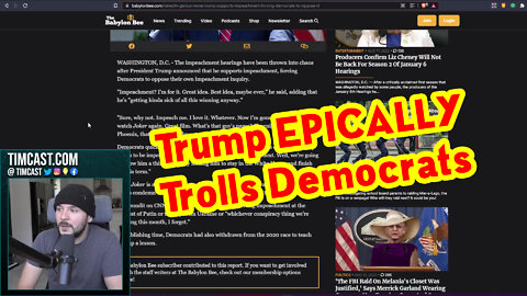 Trump EPICALLY Trolls Democrats By ENDORSING THEM Realizing Babylon Bee Prophecy, THEY TOOK THE BAIT