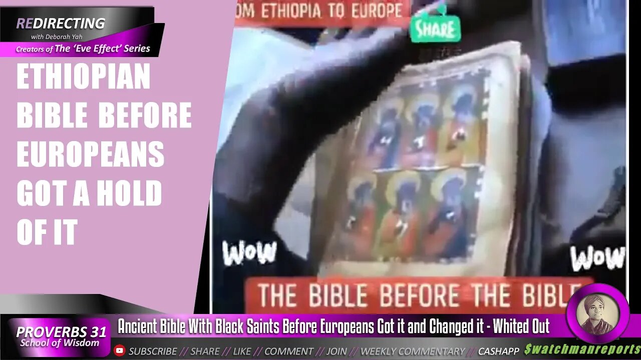 They Tried to Hide the Truth - Ancient Bible With Black Saints Before Europeans Changed it