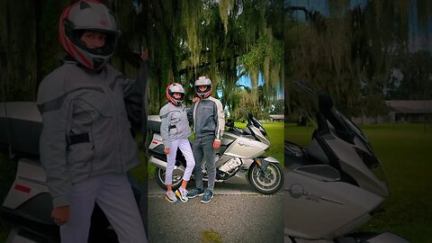 Bike adventures 😎 #marriedcouplevlog #k1600gtl #shorts #bmwmotorrad