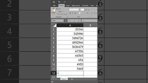 Adding Numbers/Cells on Excel - Tagalog