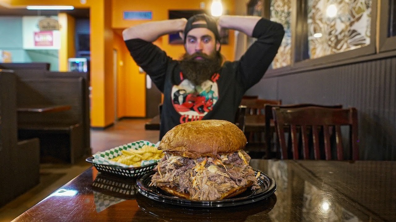 IN CALIFORNIA FOR A MASSIVE HAWAIIAN SANDWICH CHALLENGE | BeardMeatsFood