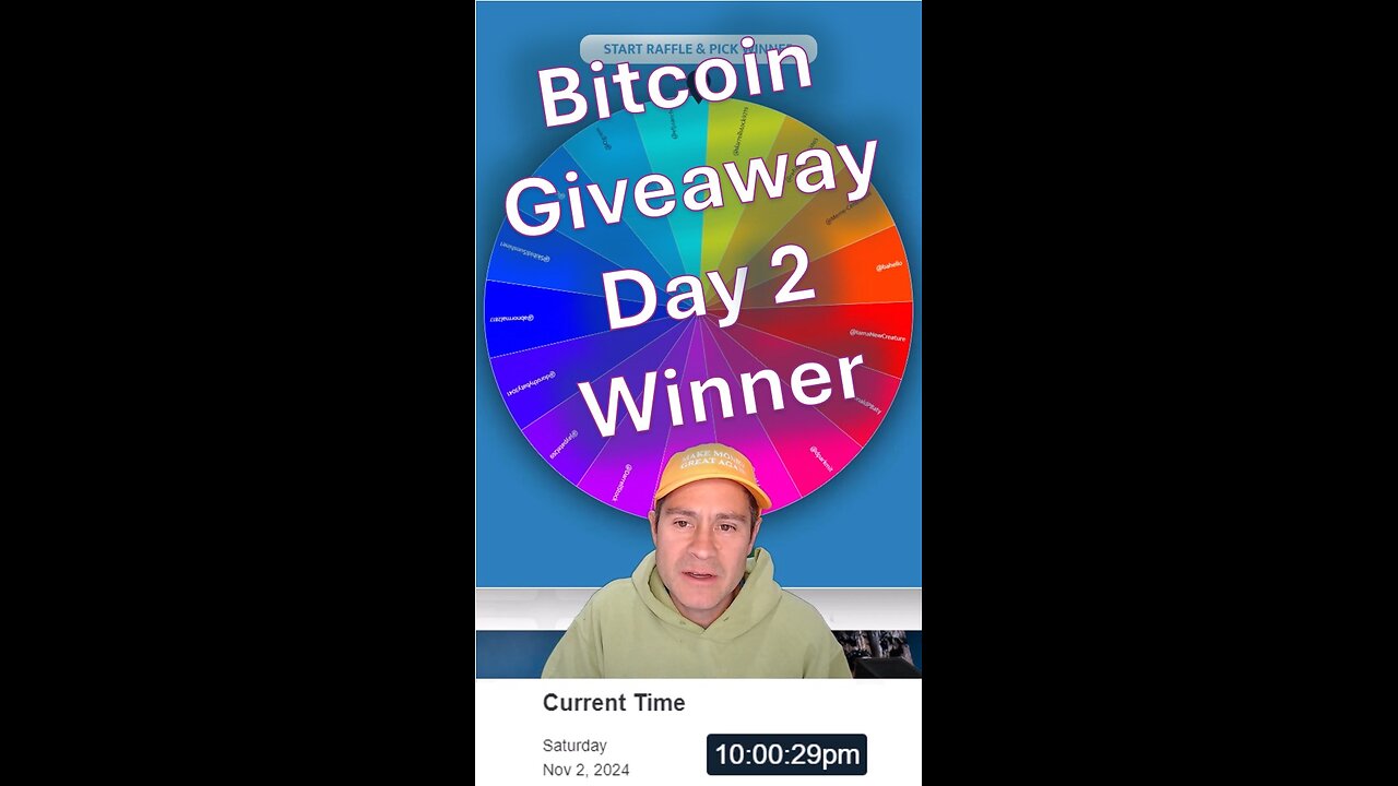 Surprise Winner for Moonvember Bitcoin Giveaway Day 2