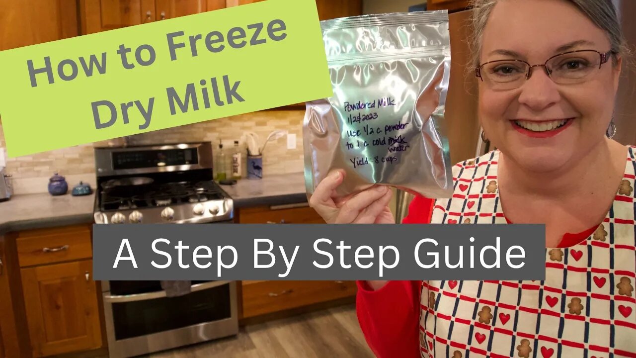 How To Freeze Dry Milk (step by step guide)