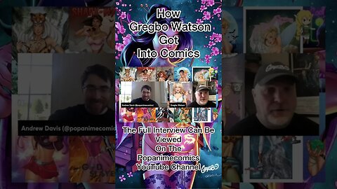 How Gregbo Watson Got Into Comics #comics #gregbowatson #kickstarter