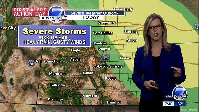 First Alert Action Day: Strong storms for Denver today