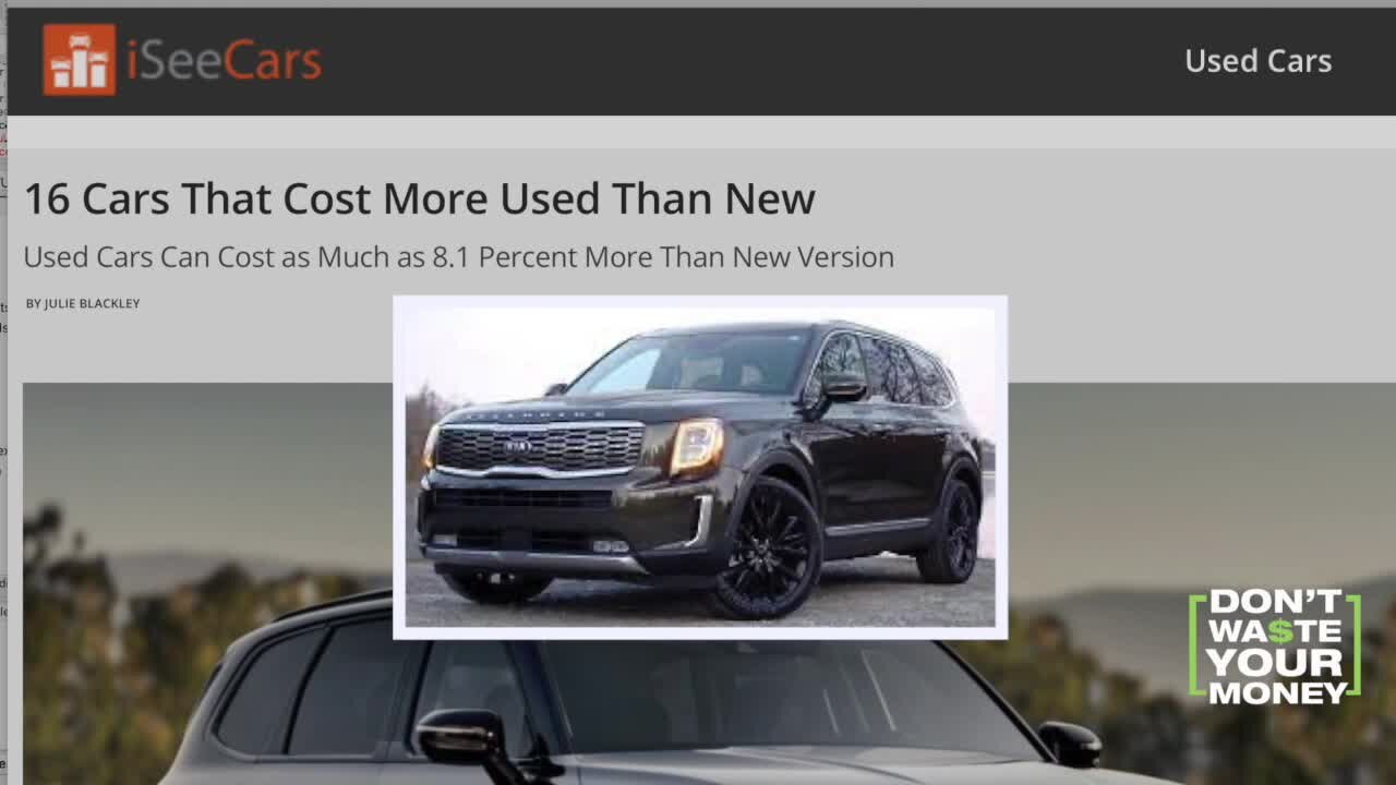 Used cars that are pricier than new