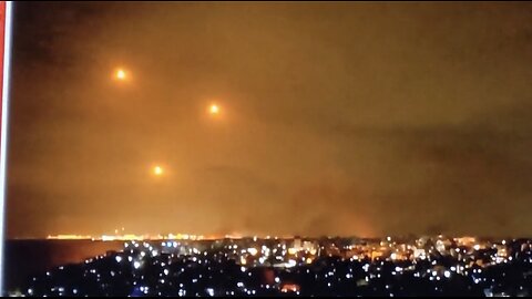 On October 7th 2023 three UFO’s appear on live web cam over Gaza on MSNBC