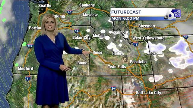 Skies clear by mid-afternoon Monday