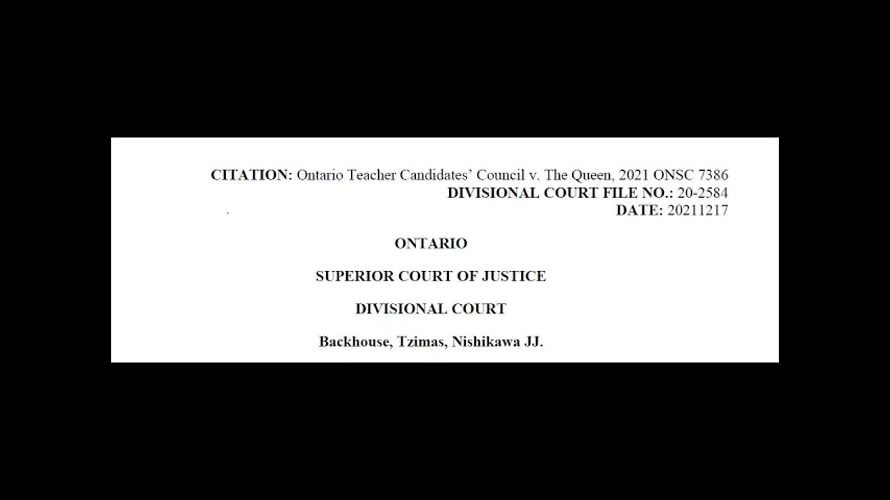 Disparate Impacts and s. 15 of the Charter: Ontario's Math Proficiency test unconstitutional