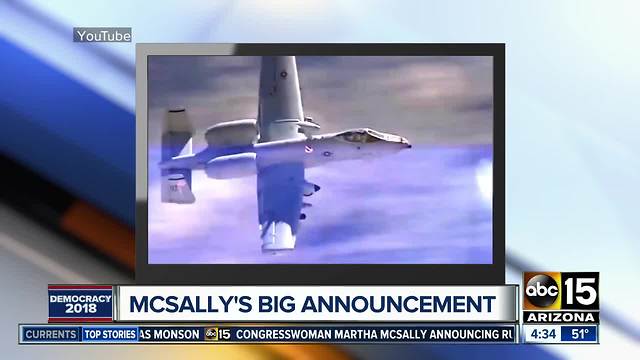 McSally launches Senate campaign in heated Arizona contest