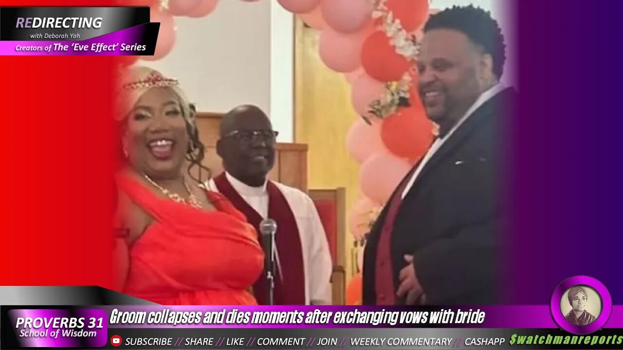 Groom collapses and DlES moments after exchanging vows with bride