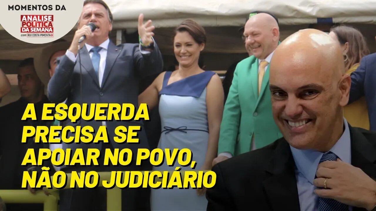 A esquerda que pede cassação do registro de Bolsonaro devido aos atos de 7 de setembro | Momentos