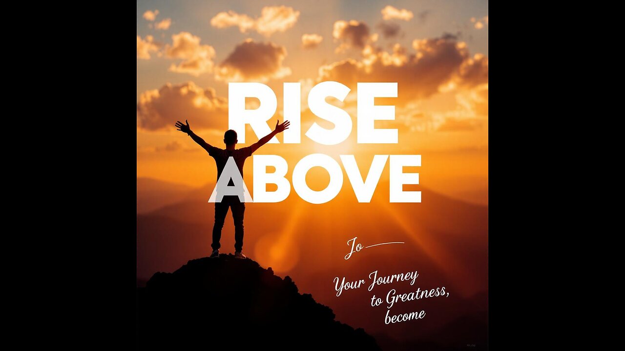 "Rise Above: Your Journey to Greatness Starts Now!"