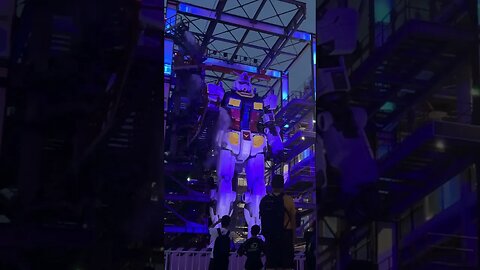 Gundam Factory at Yokohama Harbor while out looking for wrestling