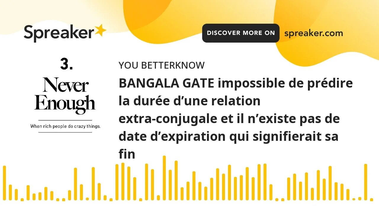 BANGALA GATE impossible de prédire la durée d’une relation extra-conjugale et il n’existe pas de dat