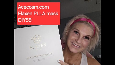 ELAXEN PLLA MASK Glowing skin at 60 DIY55 microneedling