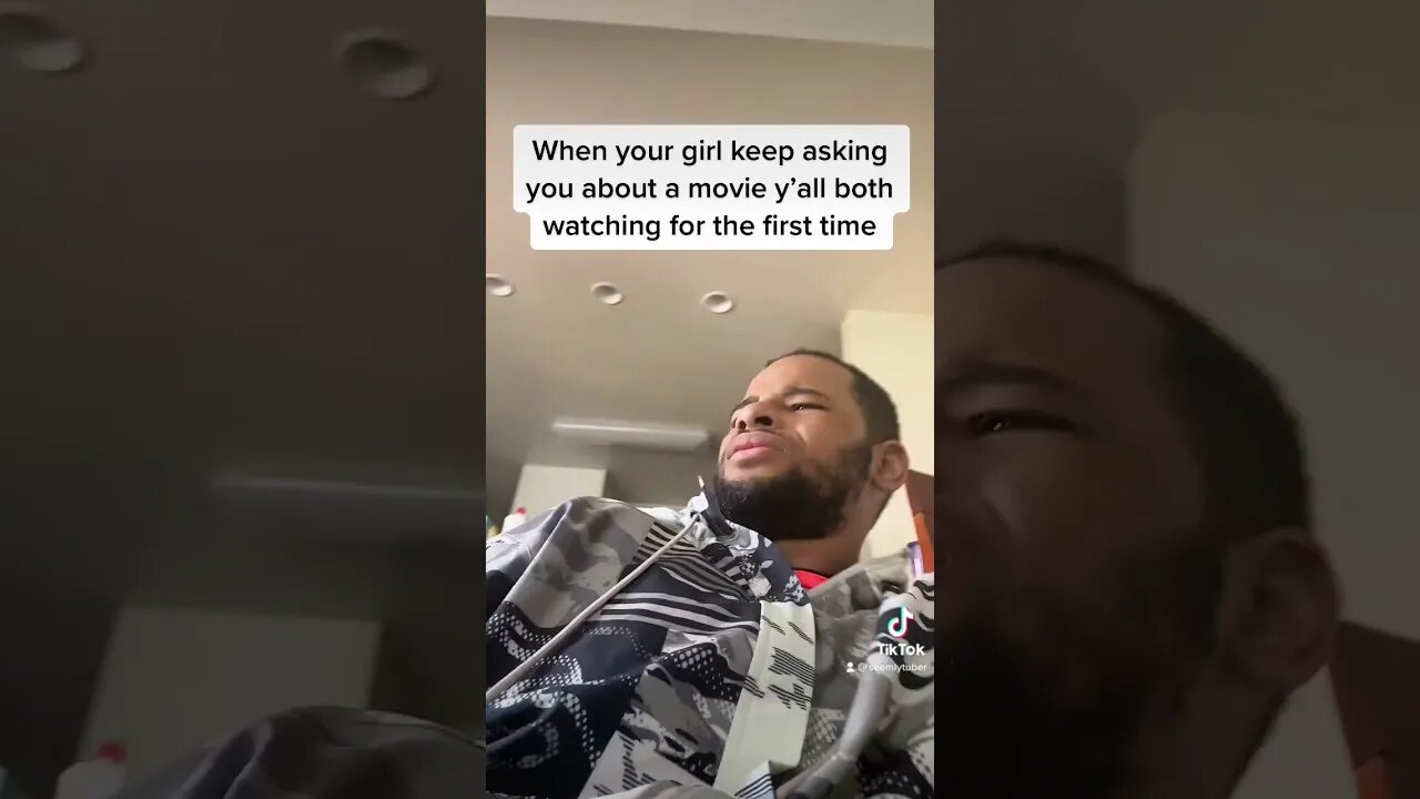 When your girl keep asking about the movie y’all watching #seemlytuber #tikok #shortvideo #trending