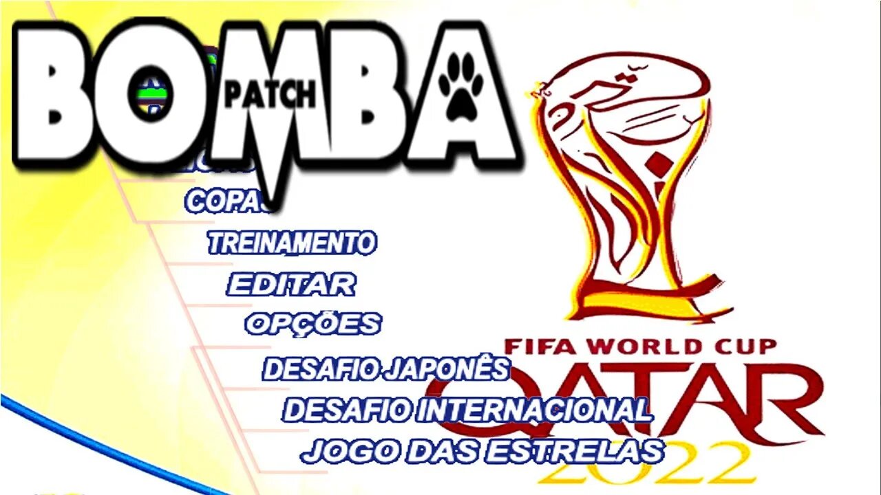 BOMBA PATCH 2023 (PS2) COPA DO MUNDO DOWNLOAD ISO GRÁTIS