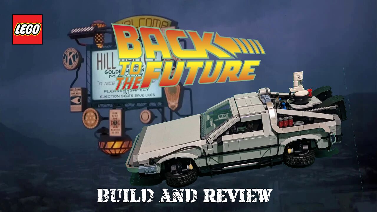 Lego Icons - Back to the Future Time Machine 10300 - Detailed Build & Review