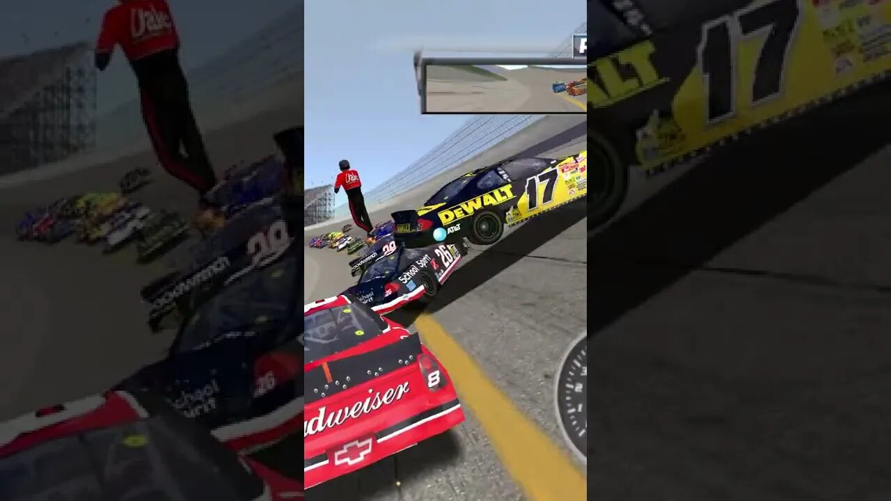 Wreck Avoidance Challenge | #Shorts #NASCAR