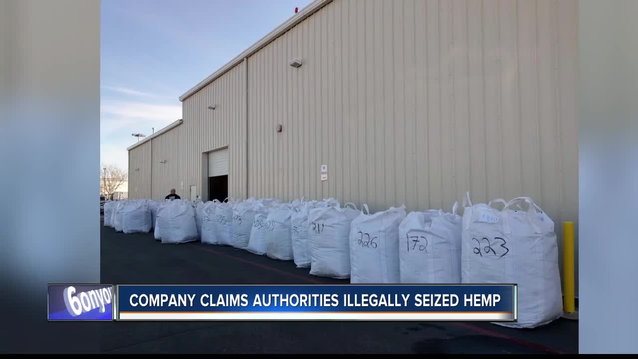 Company sues over seizure of product it says is hemp