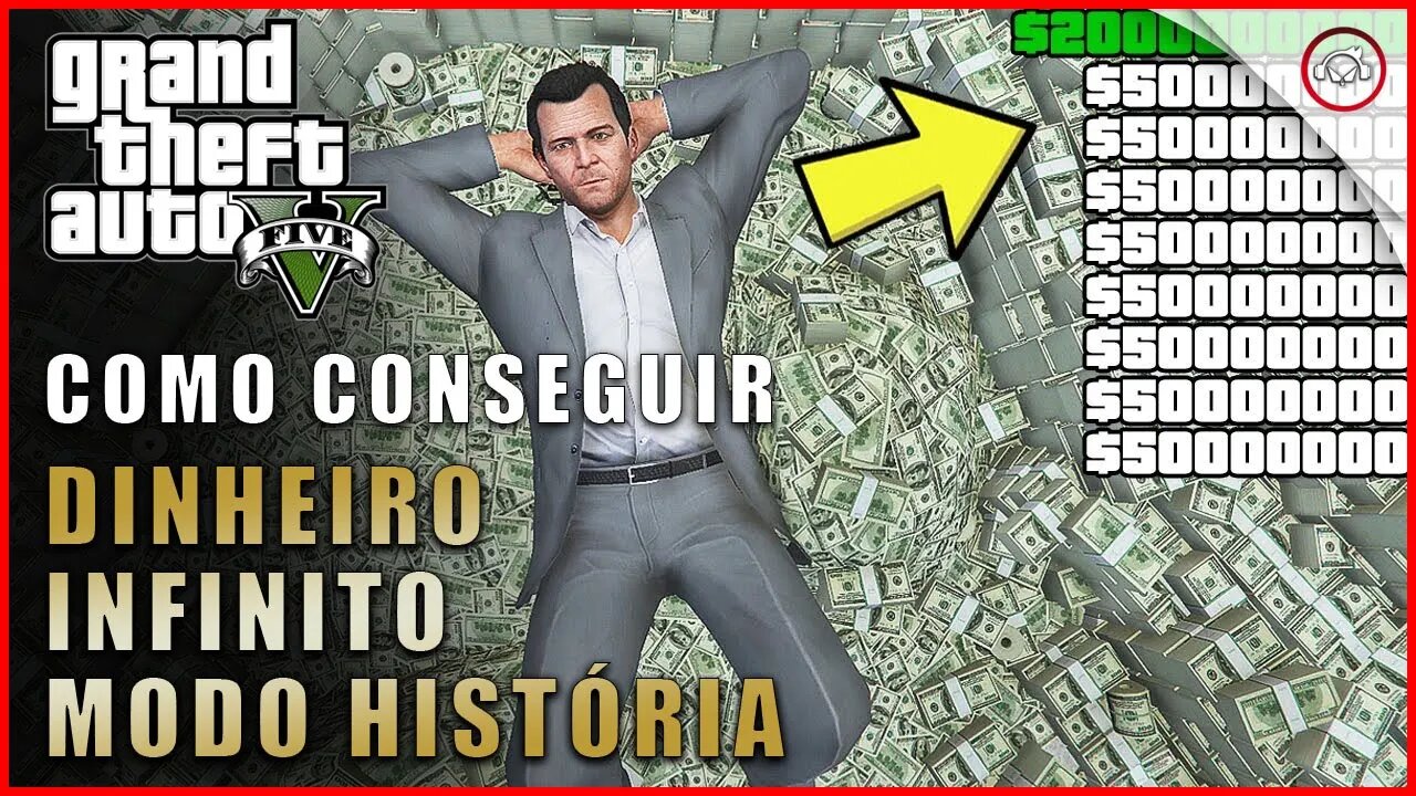 GTA V, Como ganhar dinheiro infinito no modo História $$$ | Gameplay PT-BR