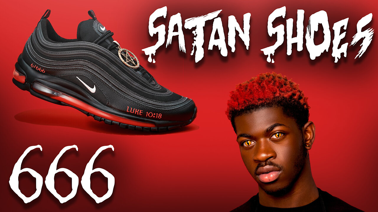 LIL NAS X SATAN SHOES 666