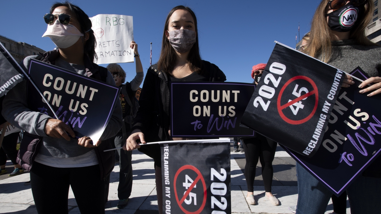 Nationwide Women's March Focuses On President Trump, Abortion Rights