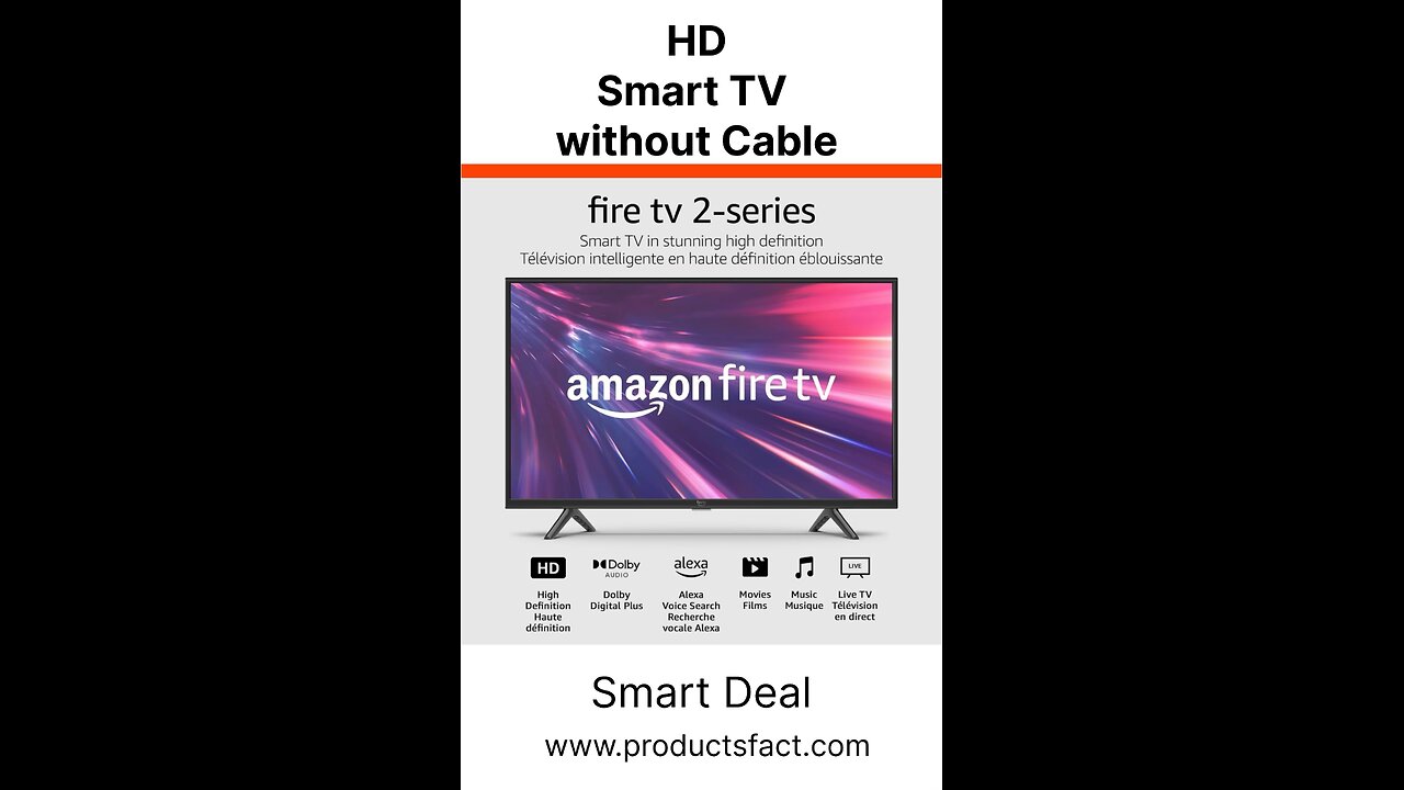 HD Smart TV without Cable Fire TV 32” 2-Series