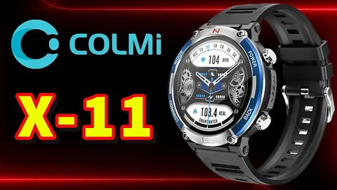 X11 SmartWatch Colmi New 2023 big display, compass, health monitoring, ip68, True Life Detection
