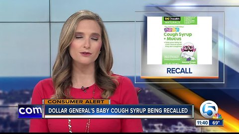 FDA: Baby cough syrup recalled, may contain bacteria