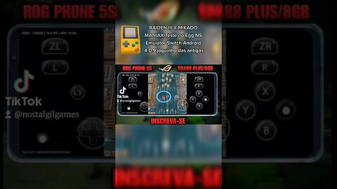 Joguinho das antigas, porém muito viciante jogando no Egg NS Emulator Switch Android 4.0.9