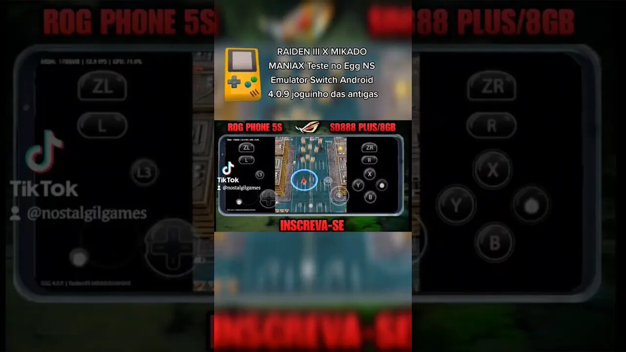 Joguinho das antigas, porém muito viciante jogando no Egg NS Emulator Switch Android 4.0.9