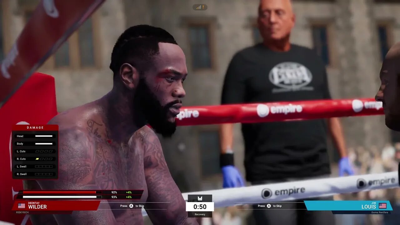 Undisputed Boxing Online Ranked Gameplay Deontay Wilder vs Joe Louis 3 (Chasing Platinum 2)