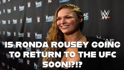 JON ANIK SAYS IT'S THE PERFECT TIME FOR RONDA ROUSEY'S UFC RETURN!?!?!?