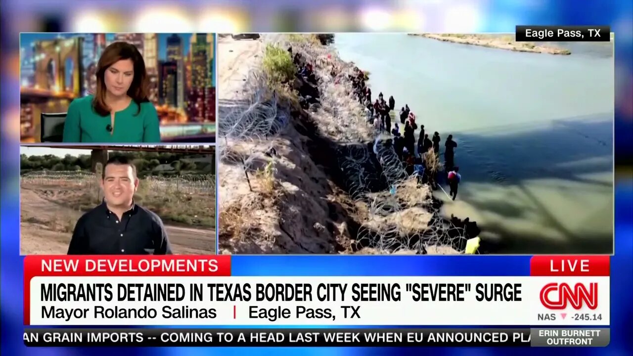 Eagle Pass, Texas, Mayor Rolando Salinas: "An Emergency Situation" At Southern Border