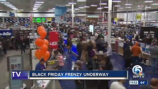 Black Friday frenzy is underway